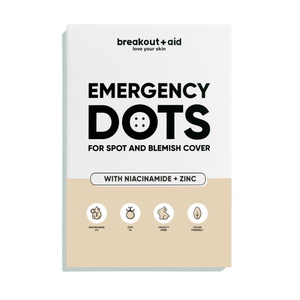 Emergency dots for spots and blemishes with NIACINAMIDE + ZINCl - 72 dots Traitement de l'acné, soins de la peau