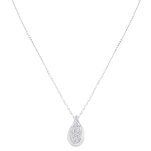 Collier à diamant avec pendentif en forme de goutte Bijoux