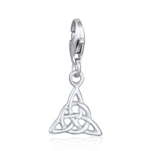 Nenalina Amulette Femmes pendentif nœud celtique en argent sterling 925 Pendentif