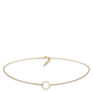 Elli by Julie & Grace Collier Femme Choker Circle Trend Geo Argent Or, Collier ra collier