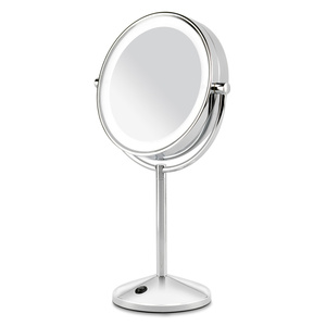 Miroir deux faces, LED, 3 x AA piles, X1/X10 Miroir