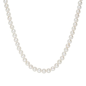 Collier de perles Perle de culture d'eau douce Perle de culture d'eau douce en Bl collier