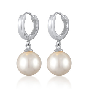 Nenalina Boucles d'Oreilles Boucles d'oreilles Femmes classiques avec perles de v Boucles d'oreilles