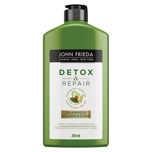 Shampoing Détox &amp Réparateur John Frieda Spray brillance