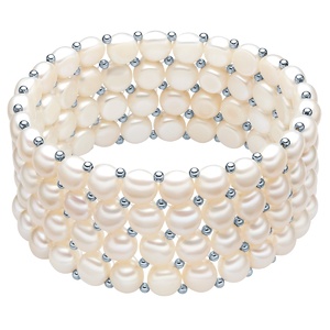 Bracelet en perles Perle de culture d'eau douce Perle de culture d'eau douce en B Bracelet