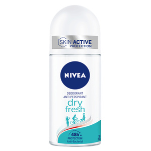 NIVEA Dry Fresh, Femmes, Anti-transpirant, Déodorant roll-on, Bouteille, 50 ml, 4 Déodorant