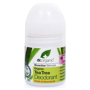 Dr Organic Tea Tree, Femmes, Déodorant, Déodorant roll-on, 50 ml, Tous types de p Déodorant 
