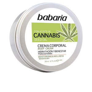 Cannabis Crema Corporal Hidratante Y Bienestar Babaria soin du corps 