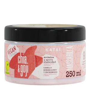 Katai Chia & Goji Pudding Masque 250 ml, Unisexe, Cheveux rebelles, 250 ml, Anti- Soin des cheveux 