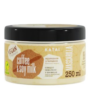 Katai Coffee & Soy Milk Latte Masque 250 ml, Unisexe, Cheveux colorés, Cheveux te Soin des cheveux 