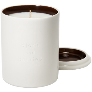 White Forest Scented Candle Bougie