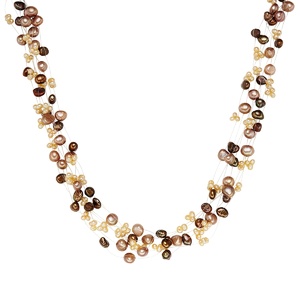 Collier de perles Perle de culture d'eau douce Perle de culture d'eau douce en Ma collier