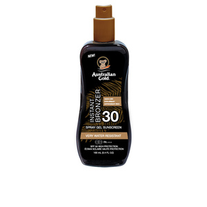 Sunscreen Spf30 Spray Gel With Instant Bronzer Australian Gold Créme solaire