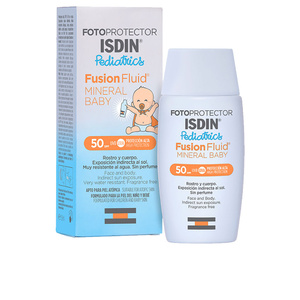 Fotoprotector Baby Mineral Fluid Spf50+ Isdin Créme solaire