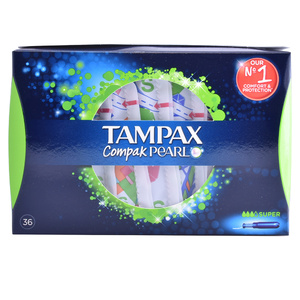 Tampax Pearl Compak Tampón Super Tampax Soin intime 