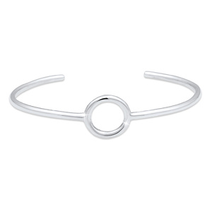 Elli PREMIUM Bracelet Armreif Kreis Circle Geo Minimal Basic 925 Silber Bracelet 