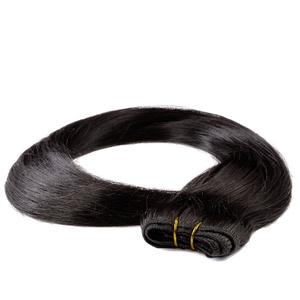 Extensions Tissage cheveux naturels #1b Noir naturel 100g extensions