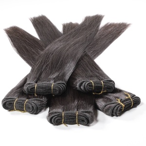 Extensions Tissage Premium Cheveux bruts Noir naturel 100g extensions