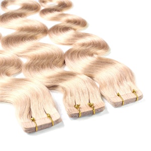 Extensions adhésives cheveux naturels #20 Blond cendré extensions