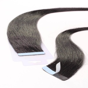 Extensions adhésives cheveux naturels #1 Noir extensions