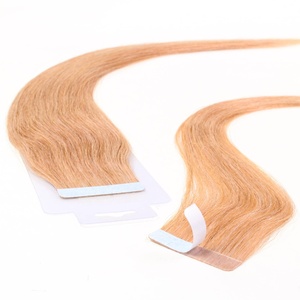 Extensions adhésives cheveux naturels #27 Blond doré foncé extensions