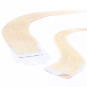 Extensions adhésives cheveux naturels #60 Blond clair extensions