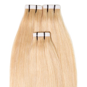Extensions adhésives Premium cheveux naturels #22 Blond doré extensions