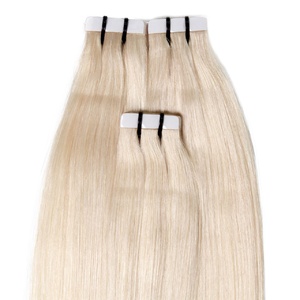 Extensions adhésives Premium cheveux naturels #60 Blond clair extensions