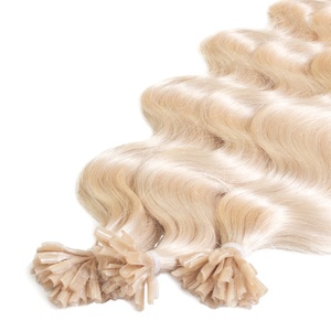 Extensions à chaud Bonding Premium cheveux naturels #60 Blond clair 0.5g extensions