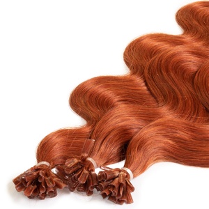 Extensions à chaud Bonding Premium cheveux naturels #130 Rouge cuivré 0.5g extensions