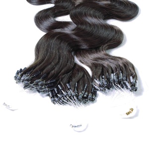 Extensions à froid cheveux naturels #1b Noir naturel 0.5g extensions