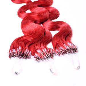 Extensions à froid cheveux naturels #rouge 0.5g extensions