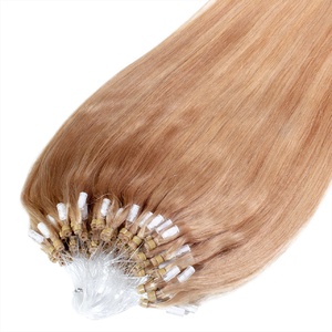 Extensions à froid Microring Premium cheveux naturels #12 Blond miel 0.5g extensions