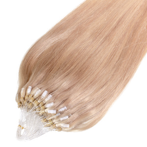 Extensions à froid Microring Premium cheveux naturels #20 Blond cendré 0.5g extensions