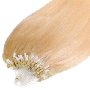 Extensions à froid Microring Premium cheveux naturels #22 Blond doré 1g extensions