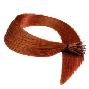 Extensions à froid Nanoring Premium cheveux naturels #130 Rouge cuivré 1g extensions