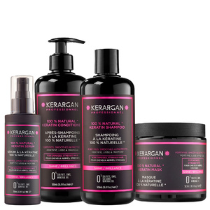 Kerargan - Ensemble Ultra Réparateur Shampoing, Après-shampoing, Masque & Sérum à Coffret