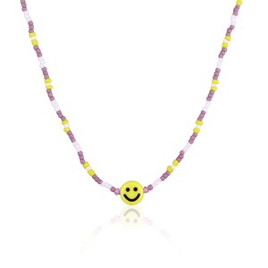 Elli Collier Enfants avec Smiling face symbole perles avec perles d'eau douce en  collier