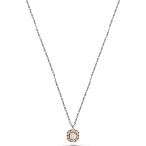 Chaînette 585 Or rose, 585 Or blanc collier