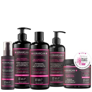 Kerargan - Ensemble Ultra Réparateur Shampoing, Après-shampoing, Masque, Sérum &  Soin des cheveux