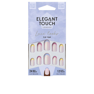 Luxe Looks Nails With Glue Oval Limited Ed #tip Top faux ongles