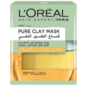 Masque pour le Visage à l'Argile Pure à l'Extrait de Citron  
