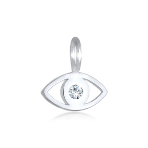 Elli Pendentif Femmes Charm Evil Eye Symbol Tendance minimaliste avec cristaux en Pendentif