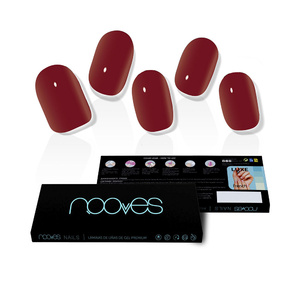 Gel Nail Films Pluie De Minuit Premium Luxe Solide #rouge Nooves Crayon blanc pour ongles