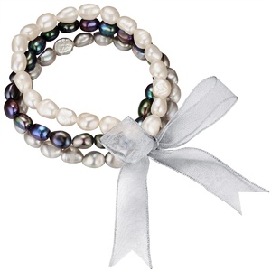 Bracelet Perle de culture d'eau douce en Blanc Bracelet 