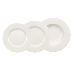 Set of Plates 12pcs. EC Wonderful World White service de vaisselle