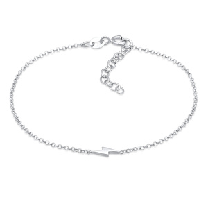 Elli Bracelet Femmes pendentif foudre basique en argent sterling 925 Bracelet