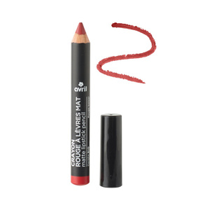 Crayon Rouge à Lèvres Mat Certifié Bio 