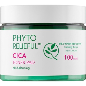 Phyto Relieful Cica Toner Pad Lotion tonique