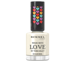 Made With Love By Tom Daley Esmalte De Uñas #730-silver Bullet Rimmel London Crayon blanc pour ongles